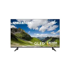 CHALLENGER - Televisor 50 pulgadas QLED 4K Smart Google QLED 50KG190 BT GOOGLETV T2