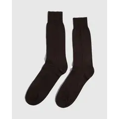 PATPRIMO - Medias Nylon Unicolor X1 Para Hombre Café