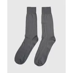 PATPRIMO - Medias Nylon Unicolor X1 Para Hombre Gris