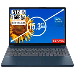 Lenovo - Potatil Ideapad Slim Intel Core 7 350 RAM 16Gb SSD 512GB Wuxga 15.3