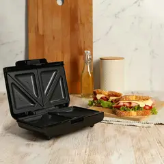 HOME ELEMENTS - SANDUCHERA NEGRA PLATOS SANDWICH 2P