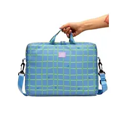 ESTUDIO MINTO - Funda para portátil 13 a 14 Pulgadas Blue Checkers