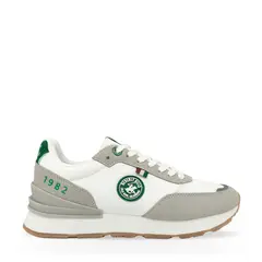 BEVERLY HILLS POLO CLUB - Tenis Silas Hombre-Blanco/Gris