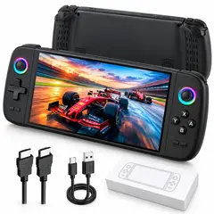 SWISSHOME - Consola Portátil Retro M27 Linux Videojuegos Emulador Gamer