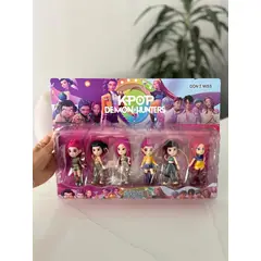 GENERICO - Juguete Muñecas Guerreras Kpop Demon Hunters x6 personajes