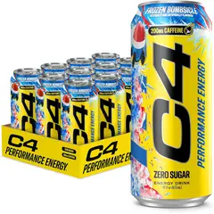 CELLUCOR - Energizante C4 Energy Drink FROZEN BOMBSICLE - 12 latas