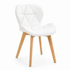 AMERICAN GENERICS - Silla Eames Acolchada con Patas de Madera