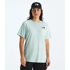 THE NORTH FACE - Camiseta Evolution Explore Pin Short Sleeve Tee Graphic Mujer - Blanco