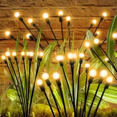 GENERICO - Lampara Solar Decorativa Ramillete Led Exterior Jardin