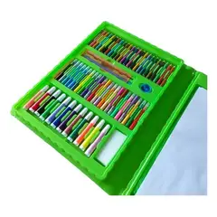 GENERICO - Maletin Artistico Ninos Lapices Acuarelas Crayones Surtido Completo