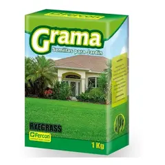 FERCON - Semillas Césped Clima Frío Ryegrass Jardín 1 Kg / 20m