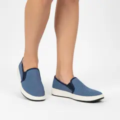XIAN SHOES - Mocasín azul sint Ref B402