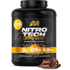 MUSCLETECH - Nitro Tech Whey Gold 5 Libras Proteína Whey