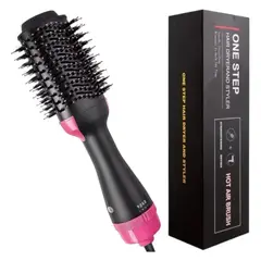 GENERICO - Cepillo Secador TOG 1100W Anti-Frizz Cerámica Negro SEC5250
