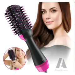 GENERICO - Cepillo Alisador GA 3 en 1 1200W función anti-frizz y cable giratorio