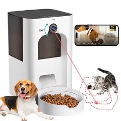 GENERICO - Dispensador Alimento Mascotas Remoto Video Vigilancia Juguete