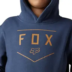 FOX - BUZO SHIELD PO AZUL PARA NIÑOS