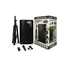 MAXLIN - Cabina Activa MX12Z 12 Pulgadas Con Trípode Y Micrófono