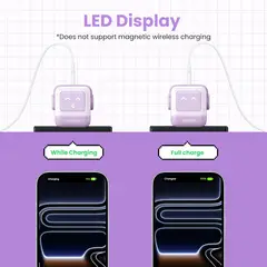 UGREEN - Cargador Nexode 65W GaN Tipo C Carga Rápida Morado