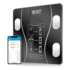 GENERICO - Bascula Digital Inteligente Bluetooth Analisis Corporal
