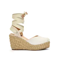 SABATES - Espadrilles para mujer Sábates Caro Beige Bajos