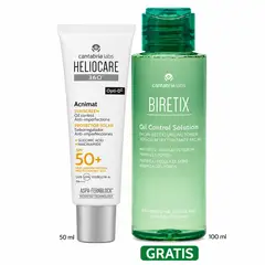 HELIOCARE - Kit 360° Acnimat Protector Solar Spf50 + Biretix Oil Control Solution