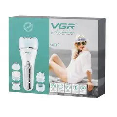 VGR - DEPILADORA PARA MUJER 6 EN 1
