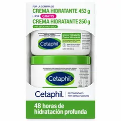 CETAPHIL - Kit Crema Hidratante x 453 gr + Crema Hidratante x 250 gr