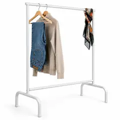 VIALAMBRE LIMITADA - Exhibidor de Ropa Burro Blanco 100*120 cm