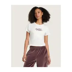 VANS - Camiseta Mujer Ronde Ss Tee Blanco