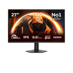 AOC - Monitor Gaming 27G50F2 plano 27" IPS 1920 X 1080 180 Hz 0.5 ms