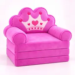 GENERICO - Sofá Cama Infantil Plegable Princesa Para Niña 2 En 1
