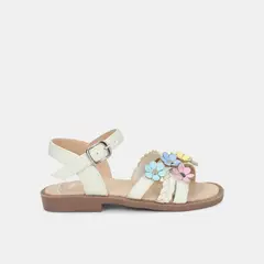 BUBBLE GUMMERS - Sandalia Para Niña Bubblegummers Blanco Tania