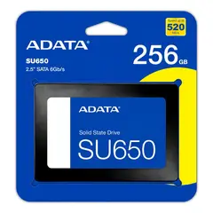 ADATA - Disco Solido Ssd 256gb Su650+Adata Usb 64gb Uv240
