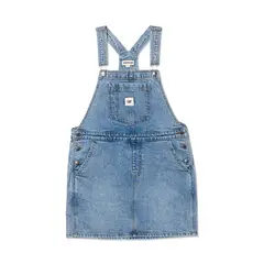 CAT - Overol Mujer Denim Bib Dress Azul