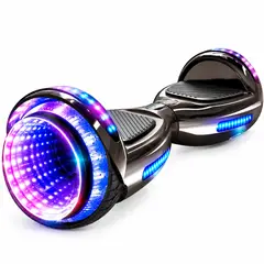 SWISSHOME - Malumeta Scooter Eléctrica Aeroboard Smart Balance Bluetooth LED
