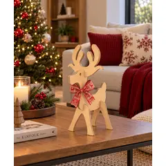 VETTA HOME - Reno decoración navidad en Madera Playwood 57 cm alto