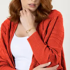 GENERICO - Chal Fiorella Naranja