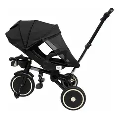 EBABY - Triciclo Paseador Giratorio 360° Plegable Premium 362A Negro