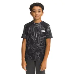 THE NORTH FACE - Camiseta Printed SS Never Stop Tee Niños - Gris