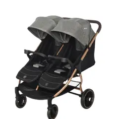 EBABY - Coche mellicero LEO & LEA- EB2021A GRIS OSCURO