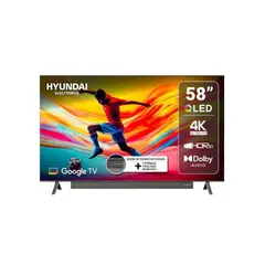 HYUNDAI - Televisor 58 Pulgadas QLED Smart TV Sound Bar Google HYLED5815SQG