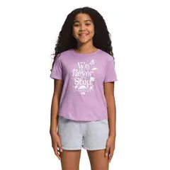 THE NORTH FACE - Camiseta SS Graphic Tee Manga Corta Niña - Negro