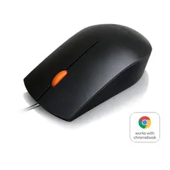 Lenovo - Mouse USB 300 1600 DPI Color Negro