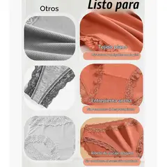 GENERICO - Talla M – Ropa interior de algodón para mujer | Paquete x6