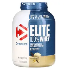 DYMATIZE - Elite 100% Whey Protein 5LB - Vanilla