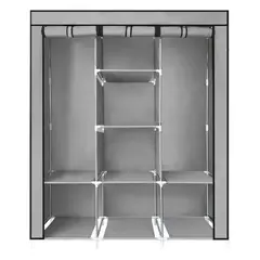 GENERICO - Closet Organizador 3 Puertas Compartimientos Portatil Tela
