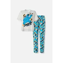 PLAZA SESAMO - PIJAMA DE CON PANTALON LARGO PARA MUJER