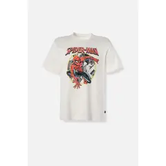 MARVEL - CAMISETA DE SPIDERMAN REGULAR FIT PARA HOMBRE