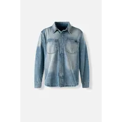 MOVIES - CHAQUETA DE TONO MEDIO EN DENIM PARA HOMBRE